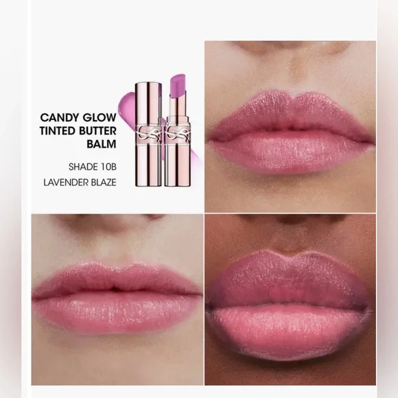 Yves Saint Laurent Candy Glow Tinted Butter Balm in 10B-Lavender Blaze - Picture 7 of 7
